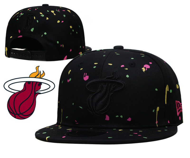 2022 NBA Miami Heat Hat ChangCheng 09273->nba hats->Sports Caps